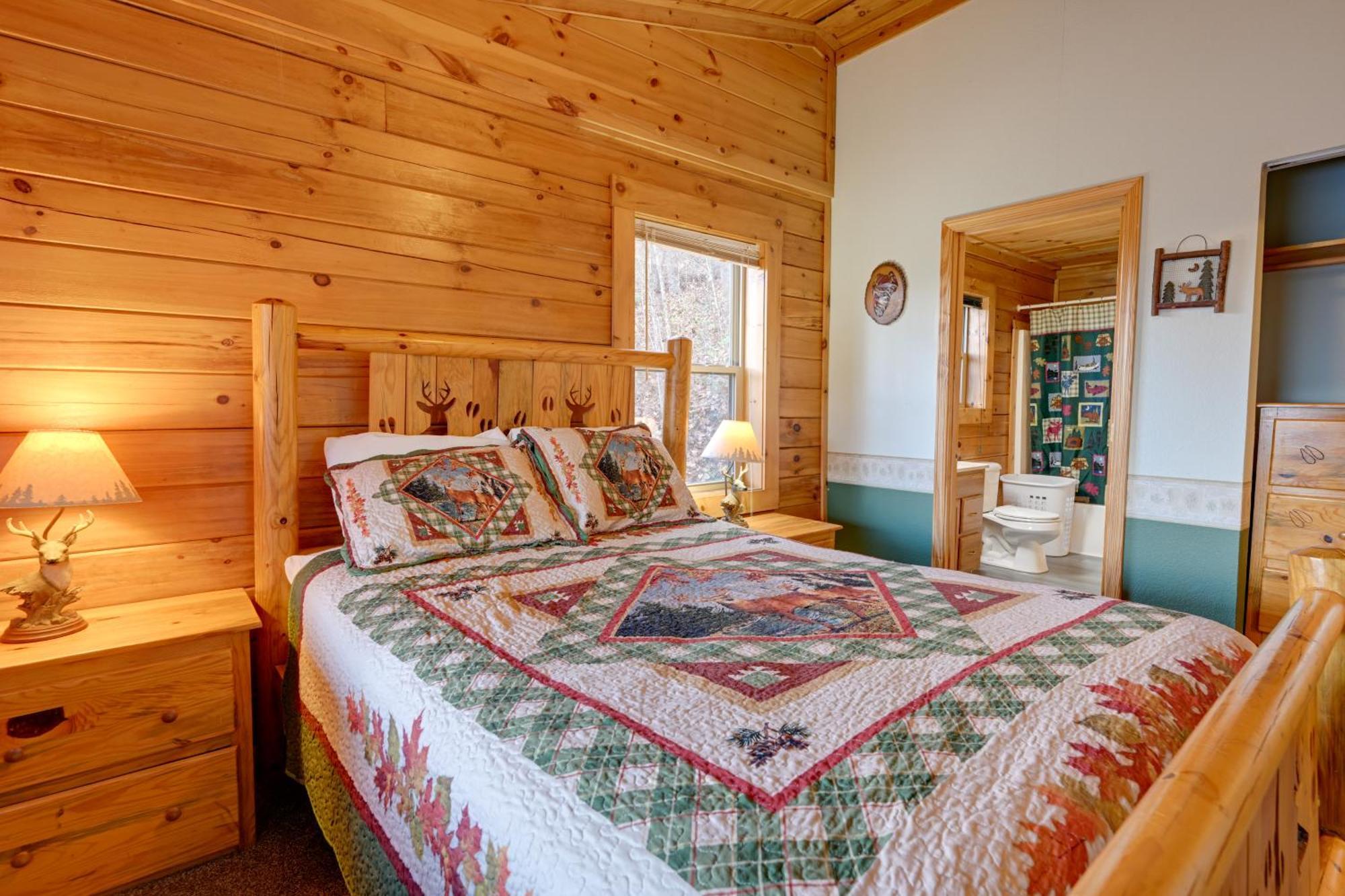 Cozy Deer Glen Cabin With Private Hot Tub And Porch! Брайсон-Сіті Екстер'єр фото