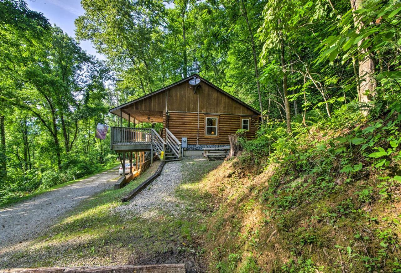 Cozy Deer Glen Cabin With Private Hot Tub And Porch! Брайсон-Сіті Екстер'єр фото